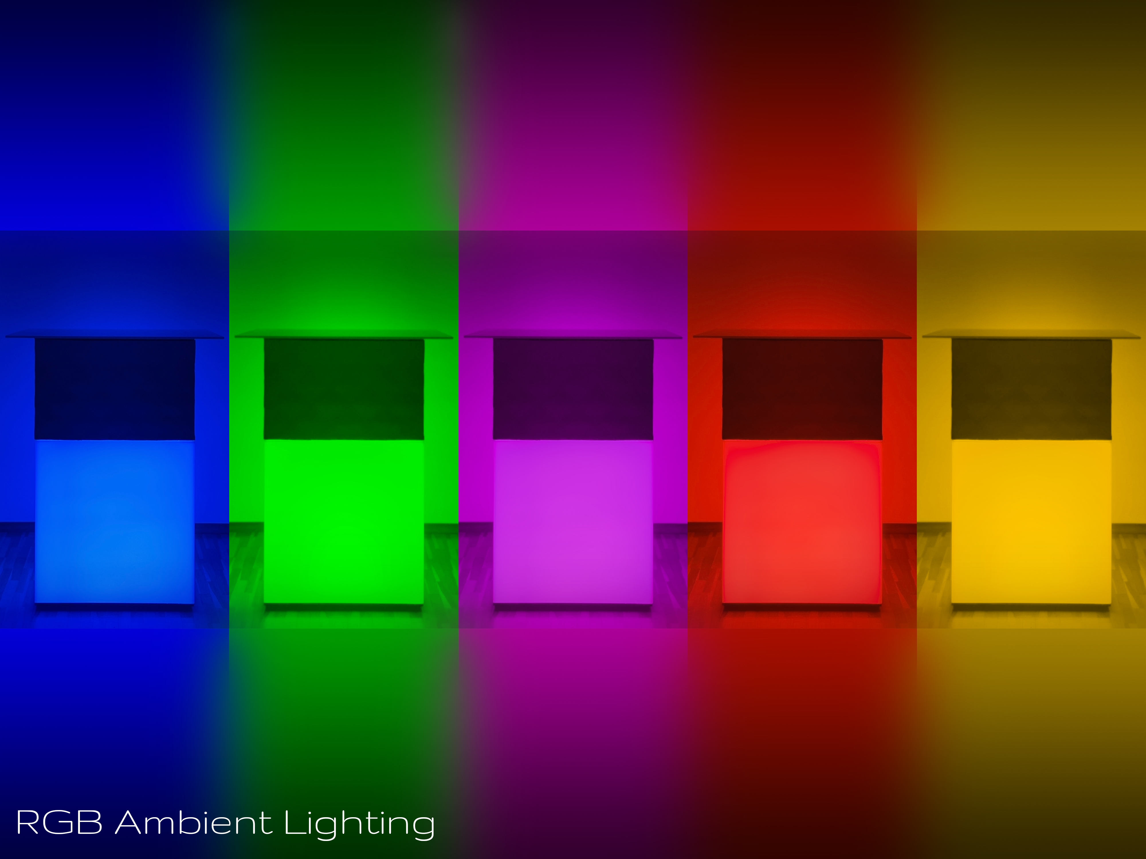 DIY Storage Table_RGB Ambient Lighting 3